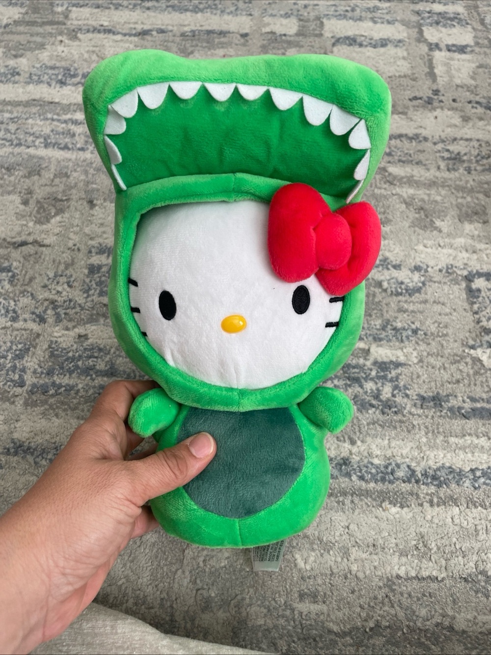 Universal Studios Hello Kitty Jurassic Park Alligator Plush 2025 Small Washable